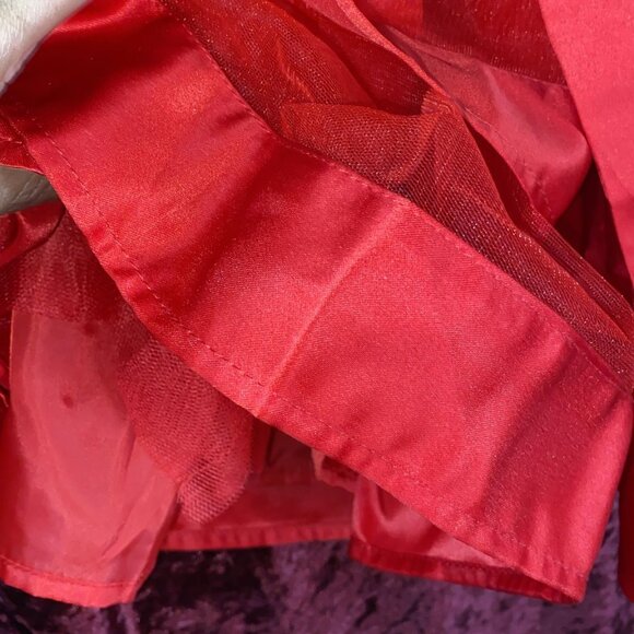 Blueberi Boulevard Girls Red  Sleeveless Formal Dress - Picture 5 of 9